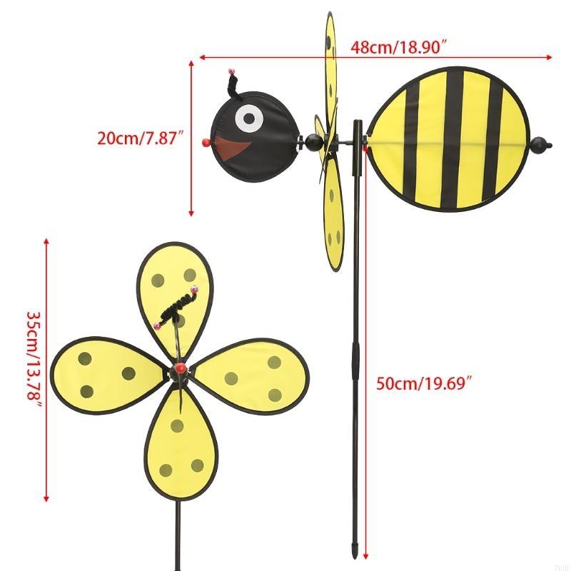 Kids Yard Toys - 76HF 대형 꿀벌 풍차 물매타기 바람