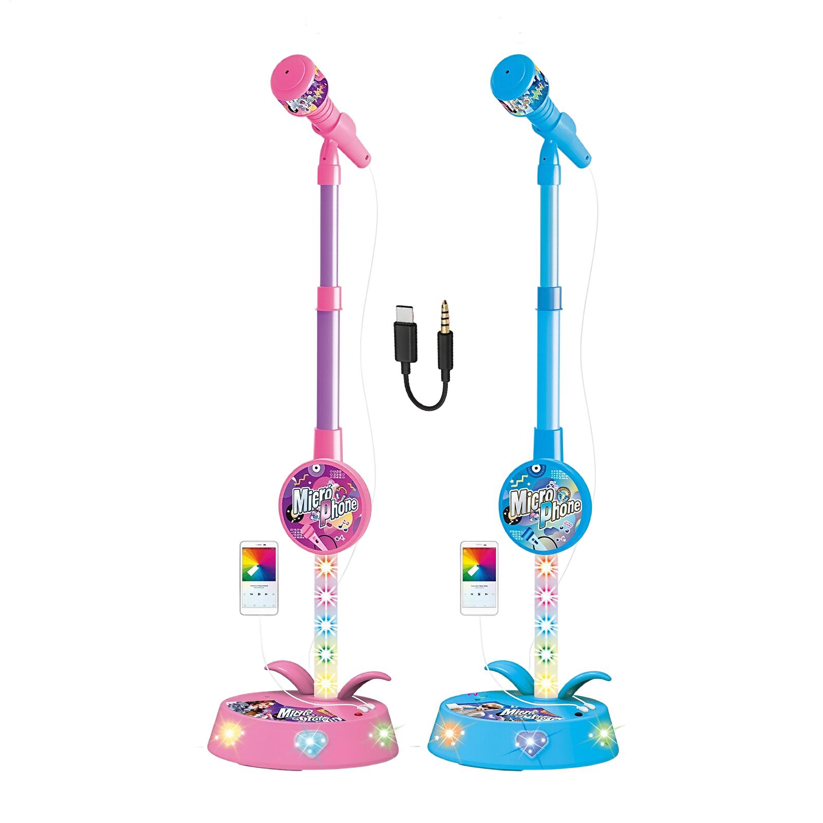 Kids Y Toys - 어린이용 무선 마이크 스탠드 포함, 높이