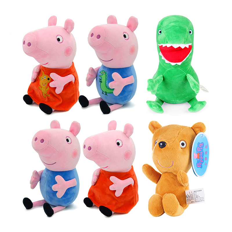 정품 19cm 페파피그 봉제 인형 귀여운 조지 에디 베 - Dinosaur Figurine Set 리뷰 및 가격