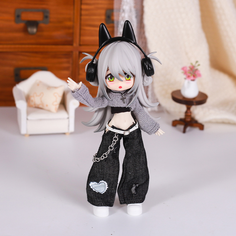 Bjd 인형 옷 거리 패션 기질 청바지 조끼 스웨터 세 - Kids Toys Variety 리뷰 및 가격