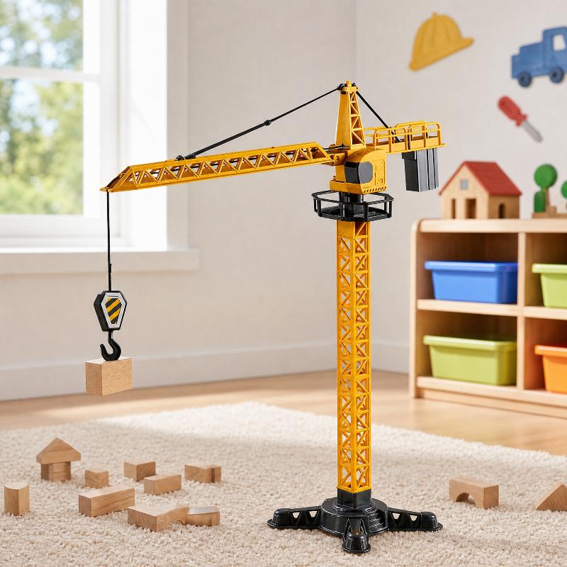 타워 크레인 장난감, 실제 건설 공학을 모방한 회전식  - Kids Toys And Games 리뷰 및 가격