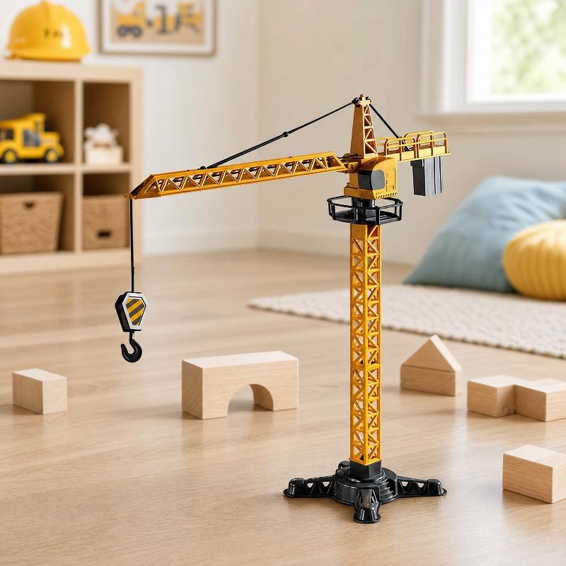 타워 크레인 장난감, 실제 건설 공학을 모방한 회전식  - Kids Toys And Games 리뷰 및 가격