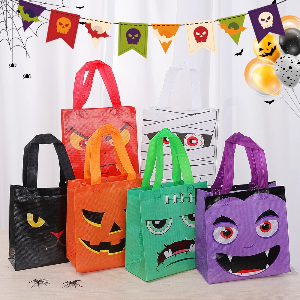 할로윈 부직포 가방 호박 유령 박쥐 어린이 핸드백 장난 - Kids Toys Packaging 리뷰 및 가격