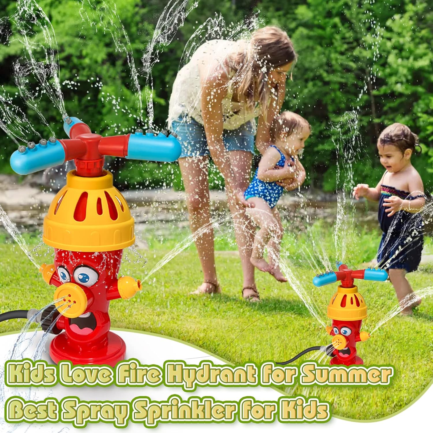 하이드런트 스프링클 물 분사 장난감 뒷마당 정원 야외  - Kids Yard Toys 리뷰 및 가격