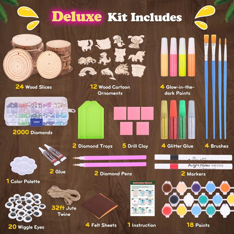 어둠 속에서 빛나는 나무 그림 그리기 키트, DIY 미 - Kid Toys And Craft 리뷰 및 가격