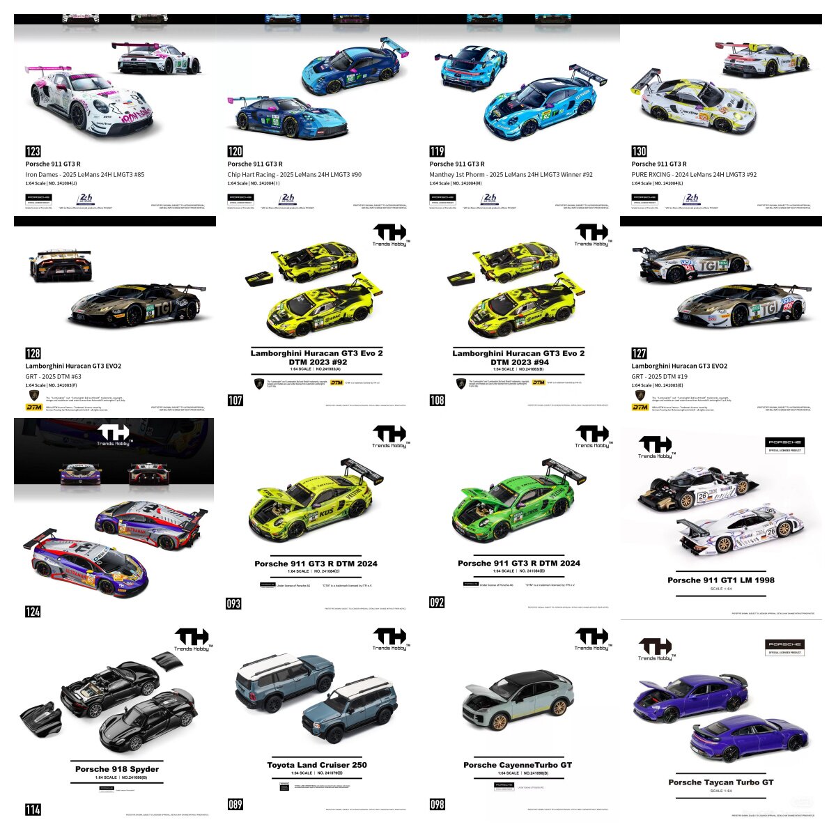 TH 1/64 포르쉐 911 GT3 R 르망 24시간  - Kids Y Toys 리뷰 및 가격