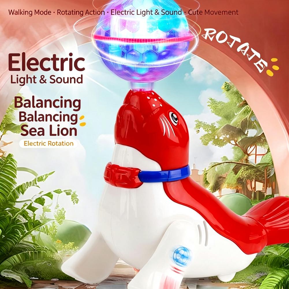 LED 조명과 소리가 나는 회전하는 바다사자 장난감,  - Kids Y Toys 리뷰 및 가격