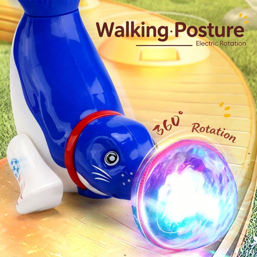 LED 조명과 소리가 나는 회전하는 바다사자 장난감,  - Kids Y Toys 리뷰 및 가격