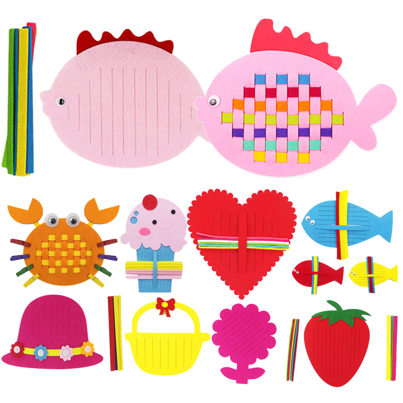 어린이 수제 직조 장난감 부직포 직조 재료 아트 공예  - Kid Toys And Craft 리뷰 및 가격