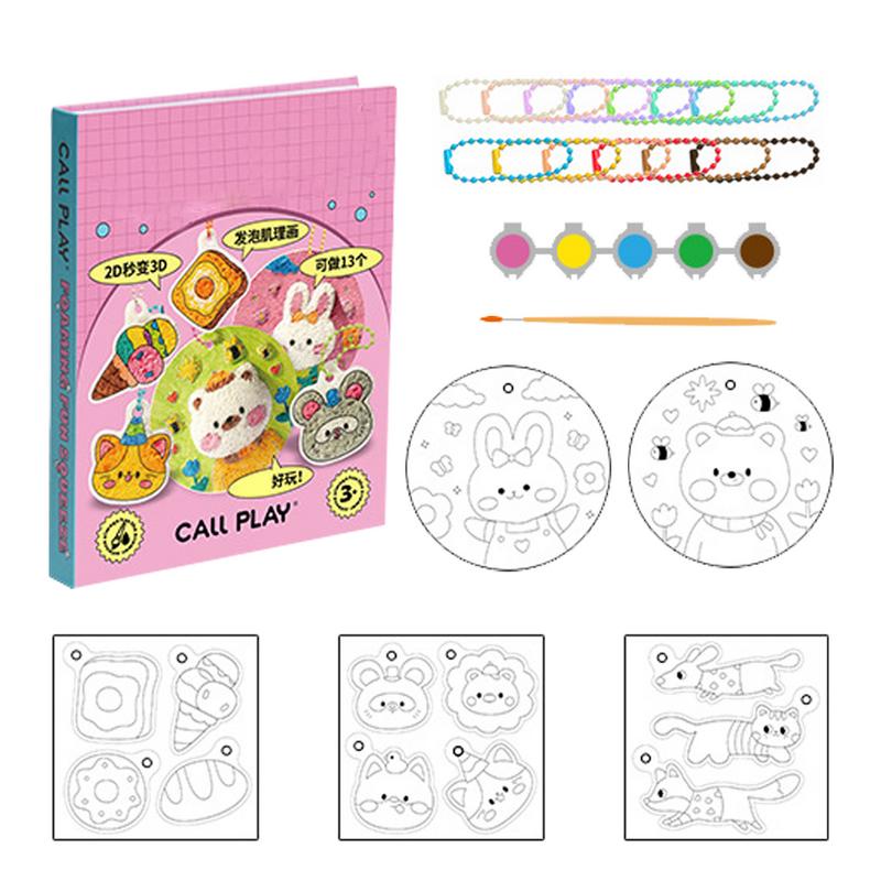 어린이용 폼 종이 공예, 3D 효과, 흡수성 페인팅 종 - Kid Toys And Craft 리뷰 및 가격